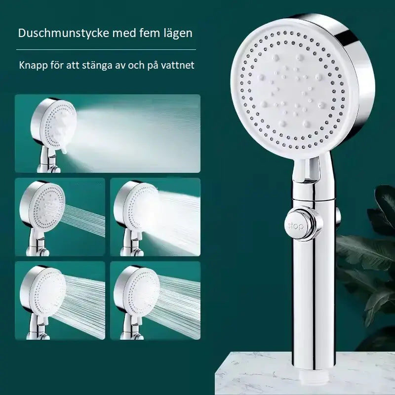 Vattenbesparande duschmunstycke